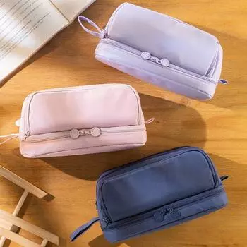 Пенал большой емкости, многофункциональный пенал PenPouch, пенал цвета макарон для хранения канцелярских принадлежностей для школьников и студентов, школьные офисные принадлежности