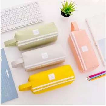 Пенал большой емкости, школьный пенал, большая коробка для ручек для девочек, подарки, милые канцелярские принадлежности розовый