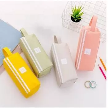 Пенал большой емкости, школьный пенал, большая коробка для ручек для девочек, подарки, милые канцелярские принадлежности розовый