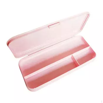 Пенал большой емкости, штабелируемый для детей, легкие канцелярские принадлежности, переносной для карандашей синий