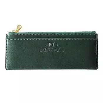 Пенал CCOMPANY LIMITED Knowit Натуральная кожа Итальянский кожаный пенал (зеленый) зелёный