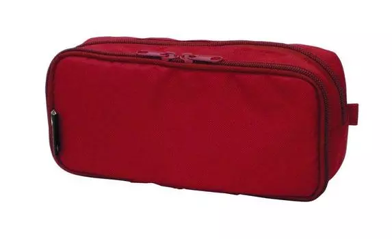 Пенал Cubics круглый Zip Box красный M-Plan 106163-05 красный