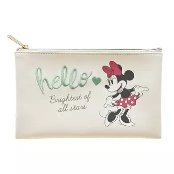 Пенал Daigo Disney, плоский пенал с карманом Minnie N1717