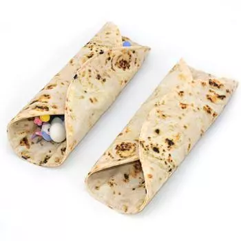 Пенал для блинов Kawaii Канцелярский пенал Canvas 8 отверстий 3D пенал для школьных принадлежностей пенал