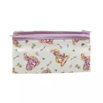 Пенал для карандашей Kamio Japan Disney Flat с 2 карманами Rapunzel 36506