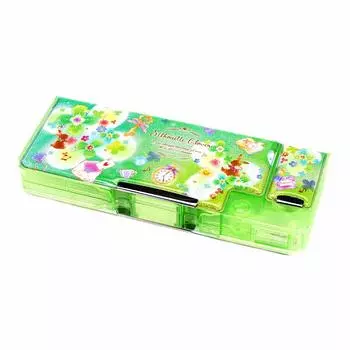 Пенал для начальной школы Мягкий пенал для кролика и клевера Новый Новый для учеников младших классов, девочек, девочек, (Силуэт Клевера),