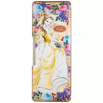 Пенал для начальной школы Showa Note Disney Пенал с голограммой Fudebako Красавица и чудовище Disney [Showa Note]