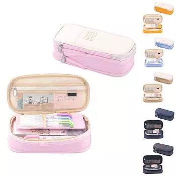 Пенал для ручек большой емкости для офиса, колледжа, школы, большой емкости для хранения, высокая сумка, держатель, коробка, органайзер