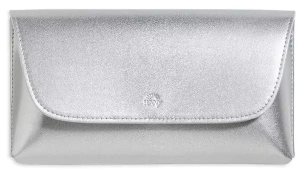 Пенал для ручек Iroha Publishing Пенал SUNNY FLAT PEN POUCH серебристый [Iroha Publishing] LSPL-02 серебряный