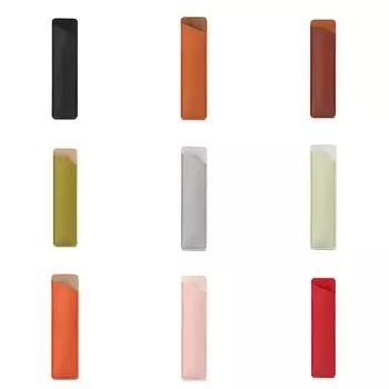 Пенал из искусственной кожи, школьная сумка для хранения ручек, милый пенал, кавайный держатель для ручек красный