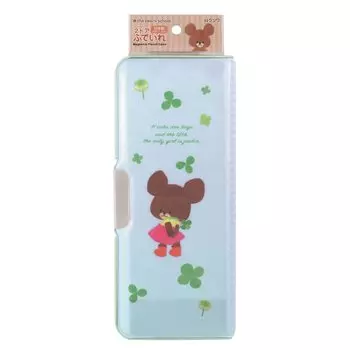 Пенал Kutsuwa Пенал Магнитный держатель для карандашей Bear School 2 Door Clover