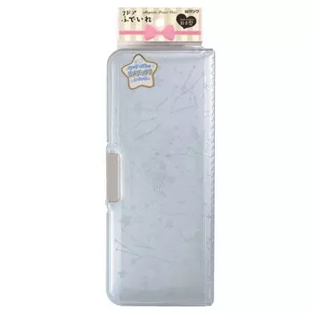 Пенал Kutsuwa Pencil Case Магнитный держатель для ручек Pale Color Pen Holder 2 Door Sherbet Blue