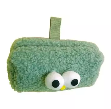 Пенал милый плюшевый пенал Sesame большой емкости стильный милый забавный пенал сумка для хранения косметичка канцелярский чехол средний и