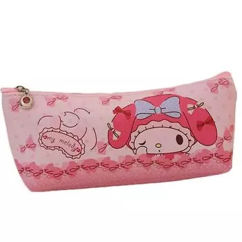 Пенал My Melody, симпатичный пенал Sanrio, большая вместимость, для детей и взрослых, простой чехол для учеников начальной школы, учеников средней школы, старшеклассников