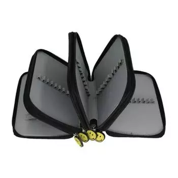 Пенал на 72 слота, 4 слоя, большая емкость, профессиональный цветной держатель для карандашей из ткани Оксфорд