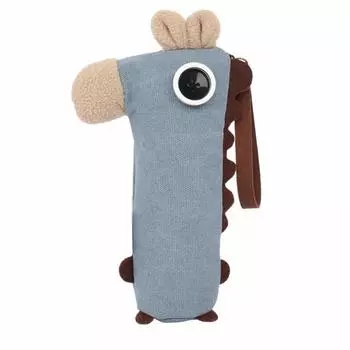 Пенал Neko Sennin, держатель для ручек, пенал для ручек, простой держатель для карандашей, держатель для канцелярских принадлежностей, застежка-молния в виде лошади, в комплекте