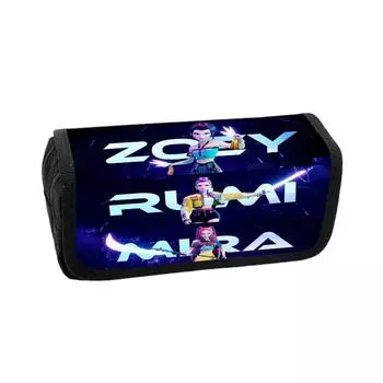 Пенал Пенал для учеников начальной и средней школы Водостойкий Печатный Мультяшный Большой Вместимости Крышка Пенал One Size