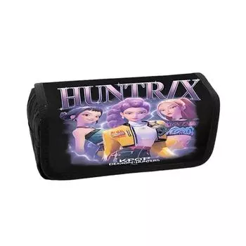 Пенал Пенал для учеников начальной и средней школы Водостойкий Печатный Мультяшный Большой Вместимости Крышка Пенал One Size