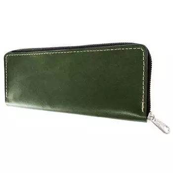 Пенал Пенал из натуральной кожи Tochigi Leather Slim Канцелярские принадлежности Зеленый Мужской Женский зелёный