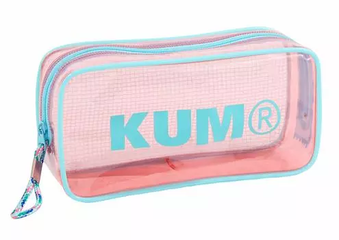 Пенал Reimei Fujii Pencil Case KUM Clear Pen Pouch Pastel Pink KM175PQ