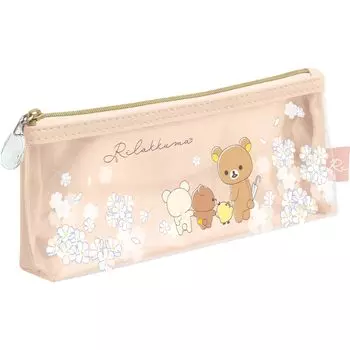 Пенал Rilakkuma Sunny Days PT18001 В80 x Ш200 x Г35мм San-X Дождливые дни, Rilakkuma