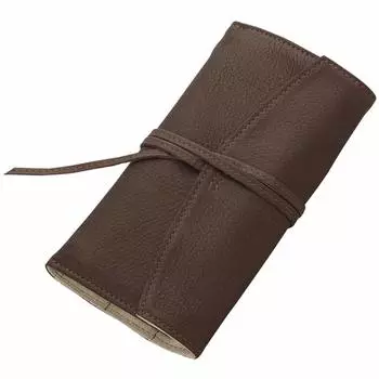 Пенал-ролл с застежкой-молнией Pensemble темно-коричневый PSRF3-01-DBN темно-коричневого