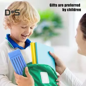 Пенал с гелевыми ручками, ластиком, линейками, многосекционным дизайном, легкий портативный органайзер для канцелярских принадлежностей розовый