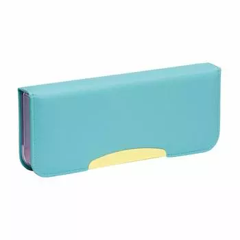 Пенал Sonic Pencil Case Pen Holder Alrock Slim Light Blue Двусторонний FD-8502-LB