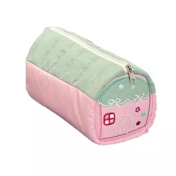 Пенал Сумка для хранения ручек Канцелярская сумка большой вместимости Корейский пенал Сумка для карандашей Подарок на день рождения розовый