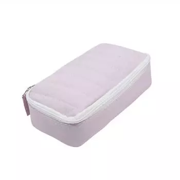 Пенал в корейском стиле, большая вместимость, тканевая простая сумка для ручек, школьная канцелярская коробка для хранения One Size фиолетовый