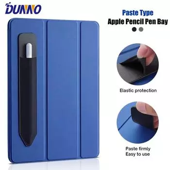 Пеналы для Apple Pencil 2 1, держатель для карандашей для iPad, чехол-карандаш, клейкий чехол для планшета, сенсорная ручка, сумки, чехол-держатель чёрный