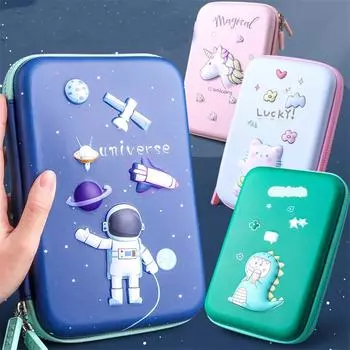 Пеналы с единорогом, Kawaii, канцелярские принадлежности, Licorne Etui Estuche, чехол, школьные принадлежности, милый Papeleria, космонавт, пенал, сумка