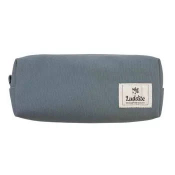 Pencil Case Luddite Gusset Pencil Case Canvas Blue Gray [Luddite] LDH-BXPN-27