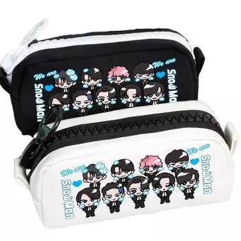 Pencil Case Snowman Meguro Ren Shota Watanabe Koji Mukai Ryohei Abe Pen Holder Pencil Case Cosmetic Pouch Snowman Support Goods Storage Bag Stationery