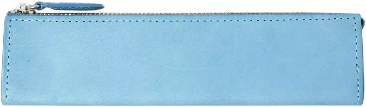 Pencil pencil pencil M light case, holder, case, size, MN, leather, blue, IPL-4501, slip-on