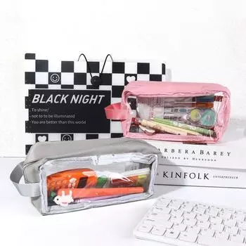 Pencil Pouch Waterproof Students Pencil Bag Pencil Storage Bag Pen Case Stationery Holder Bag