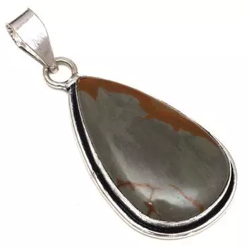 Pendant Amrican Jasper Gemstone Mother Day Gift Silver Jewelry 2