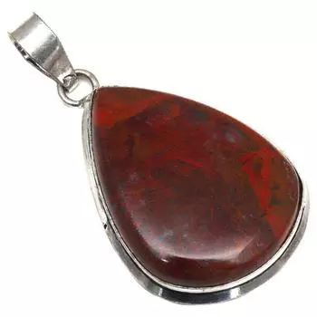 Pendant Bird Eye Jasper Gemstone Mother Day Gift Silver Jewelry 2.25