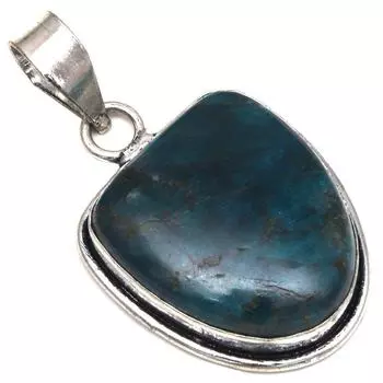 Pendant Chrysocolla Gemstone Mother Day Gift Silver Jewelry 1.75