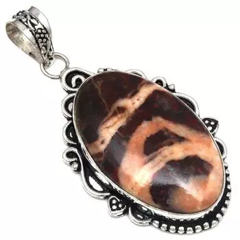 Pendant Designer Jasper Gemstone Handmade Mother s Day 925 Silver Jewelry 2.25