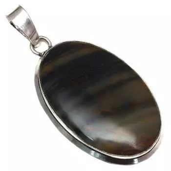 Pendant Designer Jasper Gemstone Mother Day Gift Silver Jewelry 2.5
