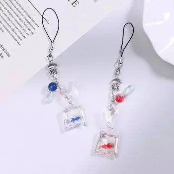 Pendant Fish Phone Chain Phone Charm Mobile Lanyard Aesthetic Cell Phone Strap Bag Keychain Style 5