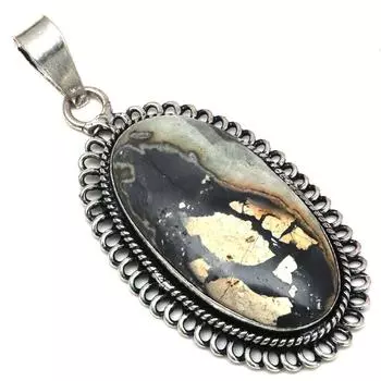 Pendant Malinga Jasper Gemstone Handmade Gift For Her Silver Jewelry 2.5