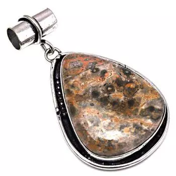 Pendant Malinga Jasper Gemstone Mother Day Gift Silver Jewelry 2
