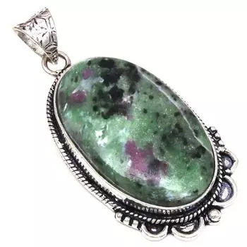 Pendant Ruby Zoisite Gemstone Handmade Mother s Day Gift 925 Silver Jewelry 2