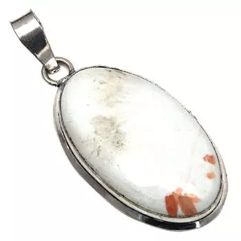 Pendant Scolecite Gemstone Handmade Gift For Her Silver Jewelry 2.25