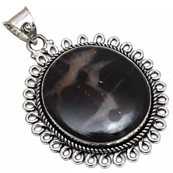 Pendant Septarian Jasper Gemstone Mother Day Gift Silver Jewelry 2