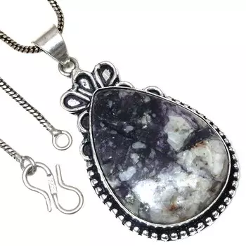 Pendant Tiffany Gemstone Gemstone Valentine Day Ethnic Silver Jewelry 2.25