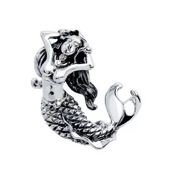 Pendant Top Hawaiian Jewelry Mermaid Silver 925 [Sears] Men s Women s sp01-0014