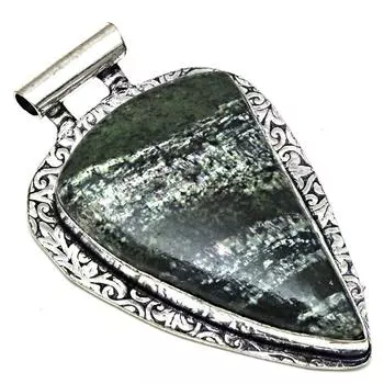 Pendant Zebra Jasper Gemstone Gift For Her Silver Jewelry 2